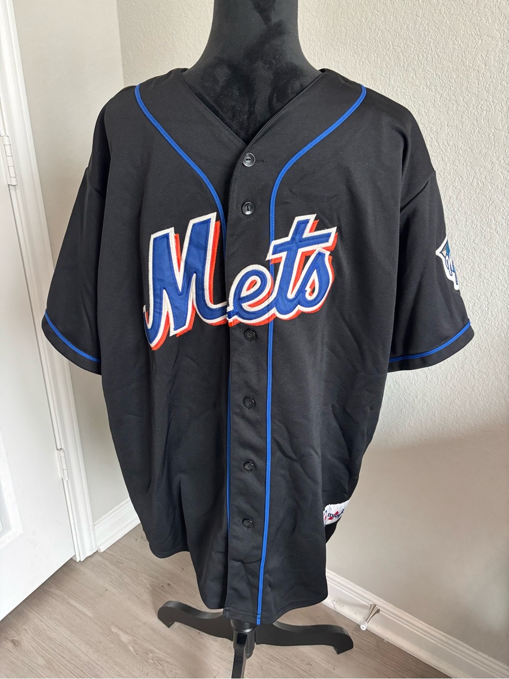 New York Mets Majestic World Series 2000 Stitched Jersey Size XXL